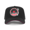 Boné trucker retro de tela e brim - Imagem