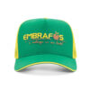 Boné trucker verde a amarelo promocional - Imagem